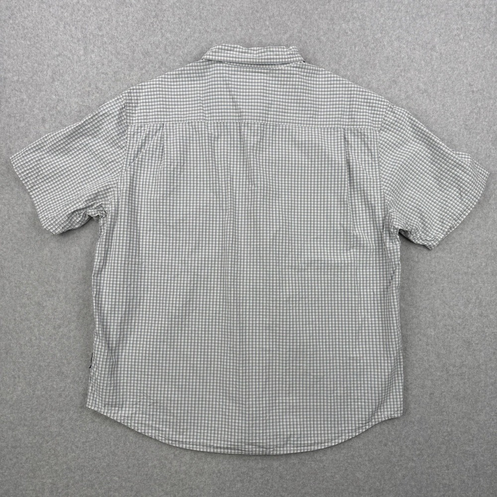 Vintage Levis Shirt Mens XL Gray Check Silvertab Y2K Button Up Short Sleeve - Picture 4 of 9